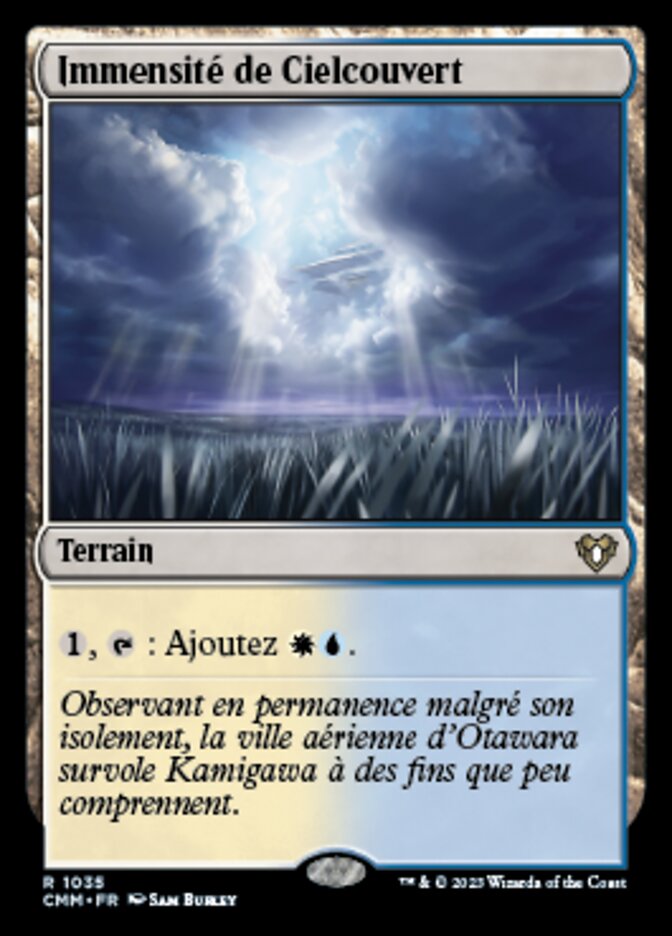 Immensité de Cielcouvert — Commander Masters 1035/1067