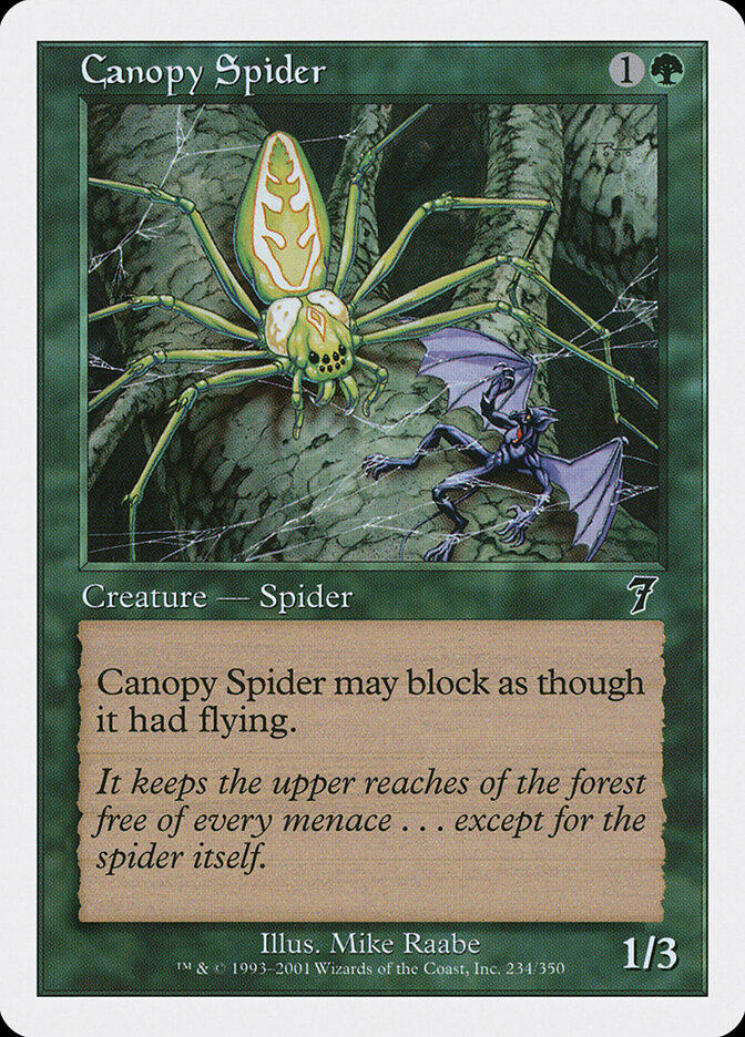 Canopy Spider — Seventh Edition 234/708