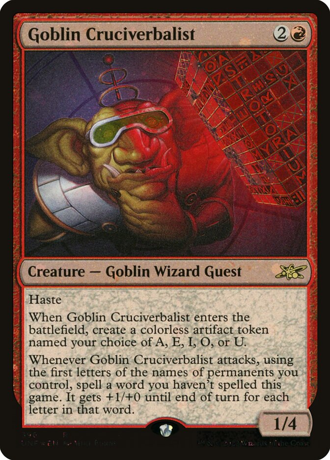 Goblin Cruciverbalist — Unfinity 396/639