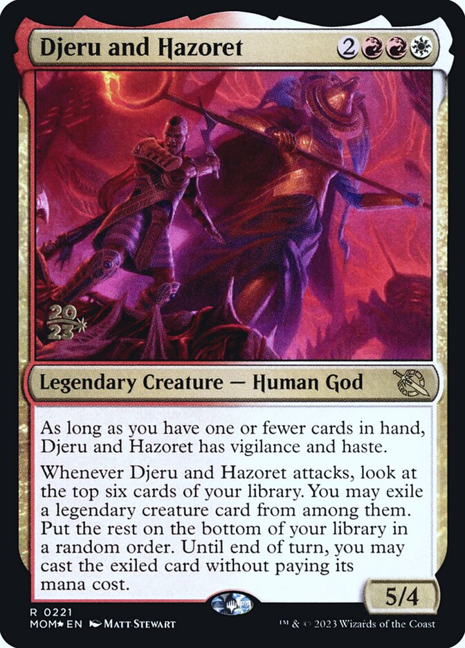 Djeru and Hazoret — March of the Machine Promos 221s/134