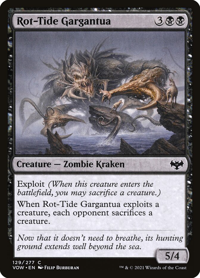 Rot-Tide Gargantua — Innistrad: Crimson Vow 129/423