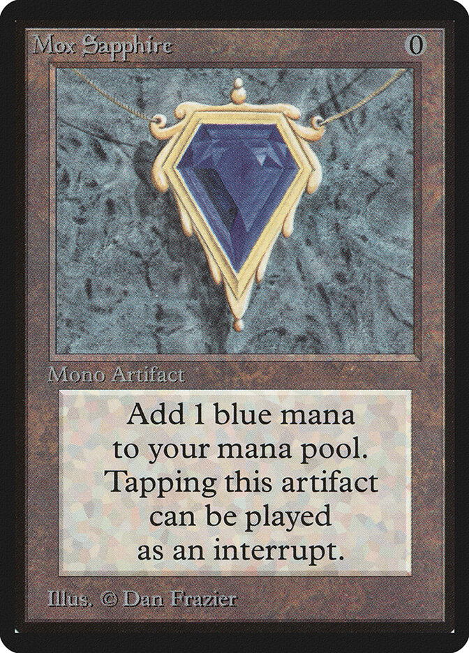 Mox Sapphire — Limited Edition Beta 266/302