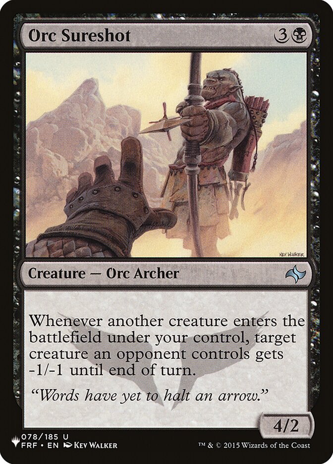 Orc Sureshot — The List FRF-78/5581