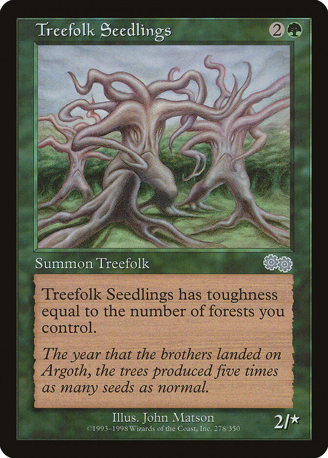 Treefolk Seedlings — Urza's Saga 278/357