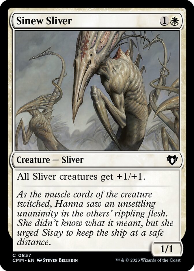 Sinew Sliver — Commander Masters 837/1067