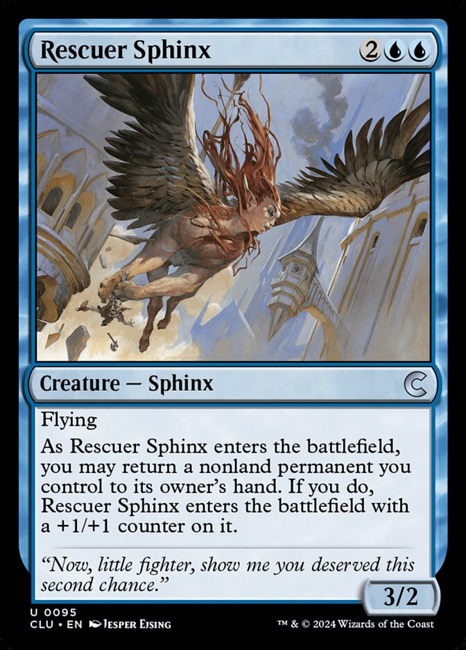 Rescuer Sphinx — Ravnica: Clue Edition 95/284
