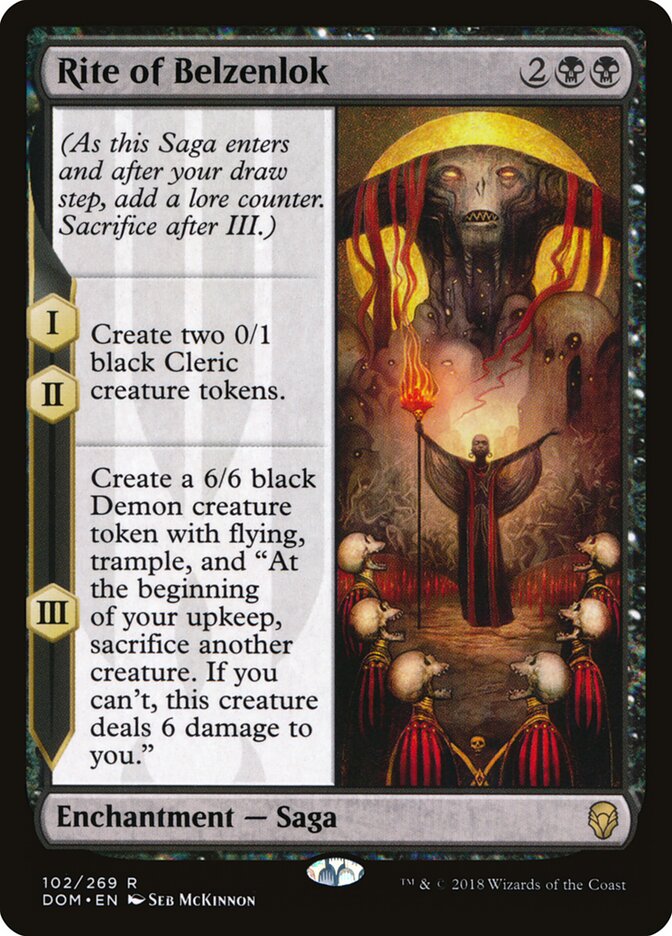 Rite of Belzenlok — Dominaria 102/280