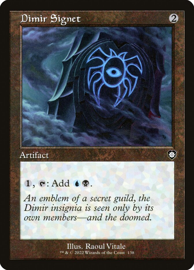 Dimir Signet — The Brothers' War Commander 138/209