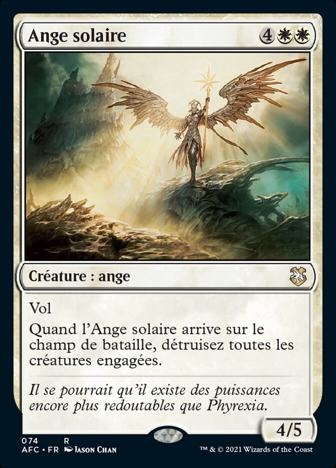 Ange solaire — Forgotten Realms Commander 74/331