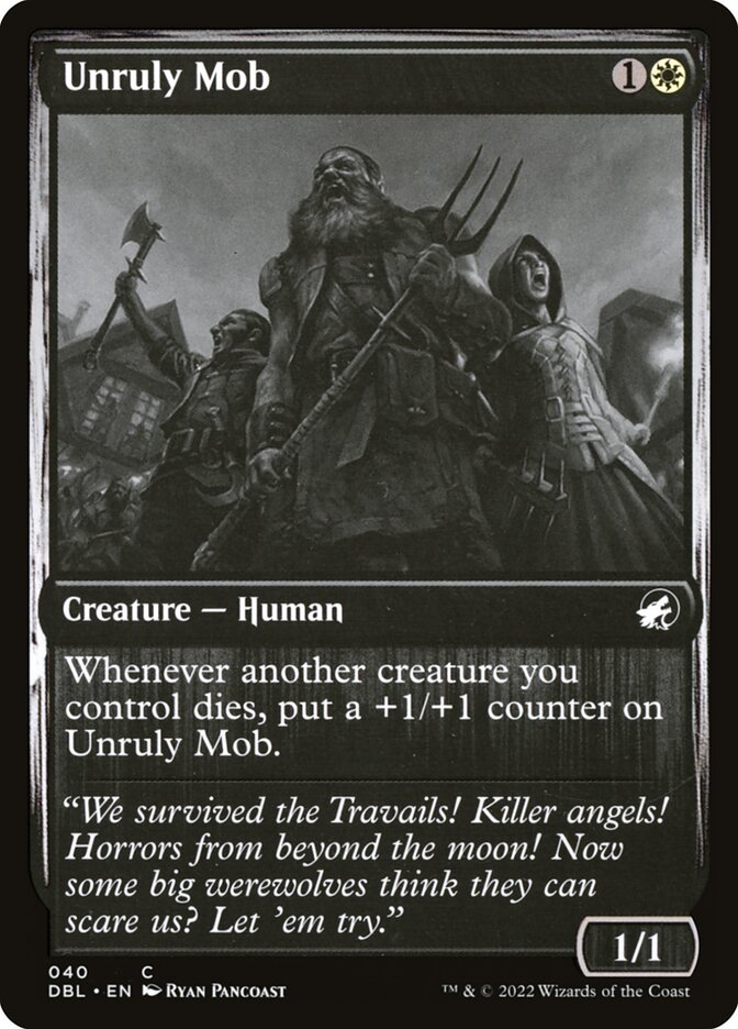 Unruly Mob — Innistrad: Double Feature 40/535