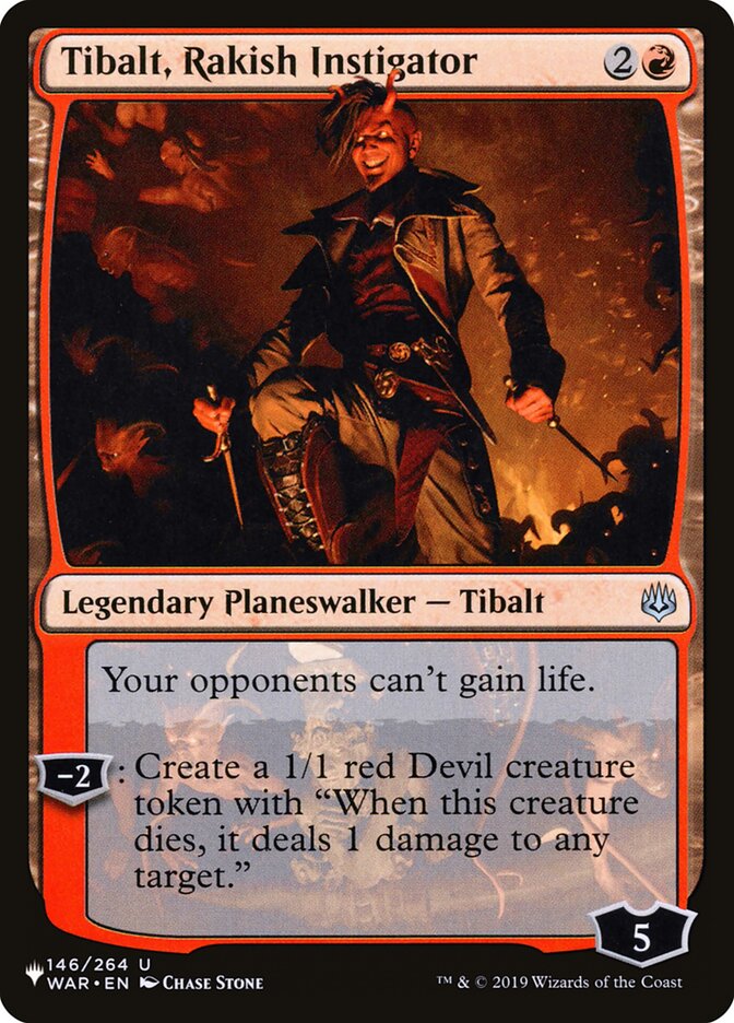 Tibalt, Rakish Instigator — The List WAR-146/5581
