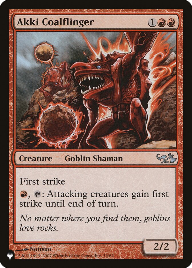 Akki Coalflinger — The List DD1-33/5581