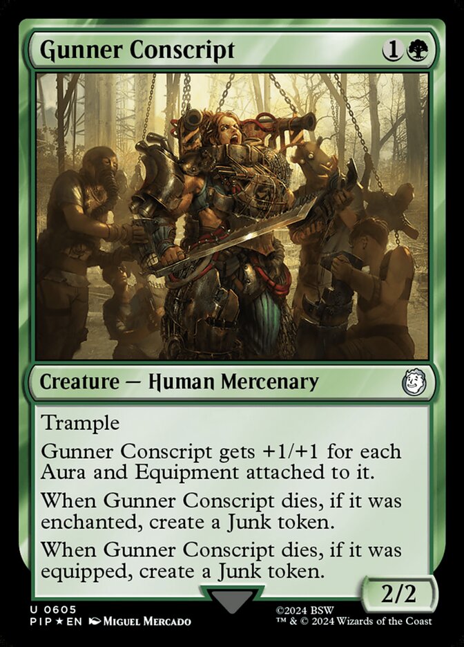 Gunner Conscript — Fallout 605/1068