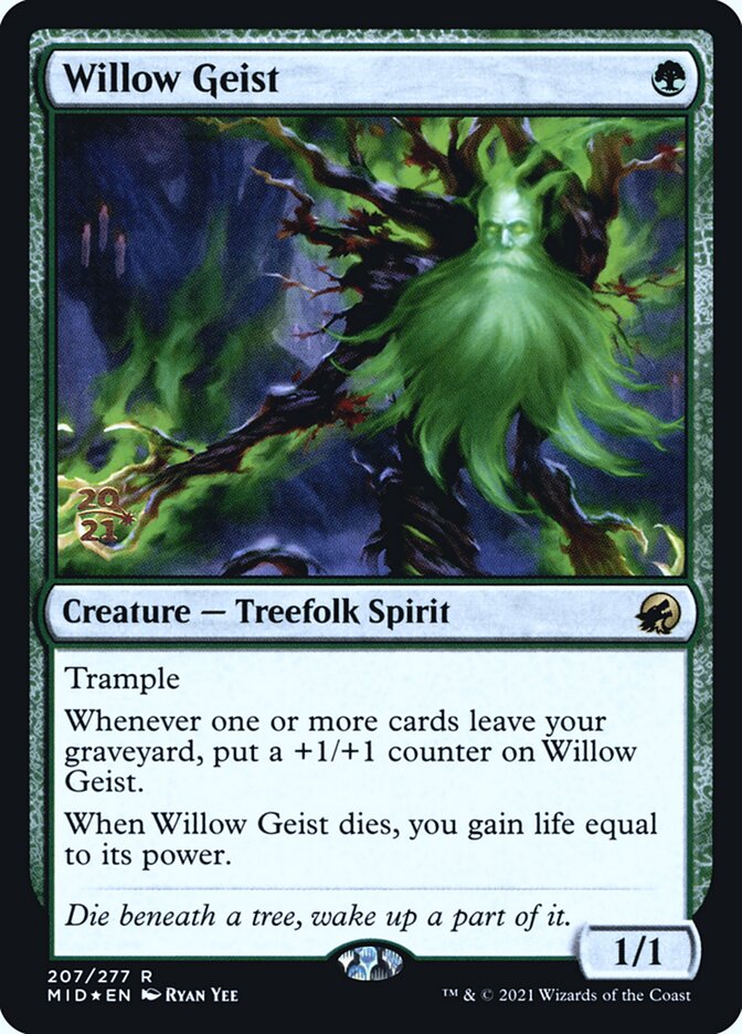 Willow Geist — Innistrad: Midnight Hunt Promos 207s/155