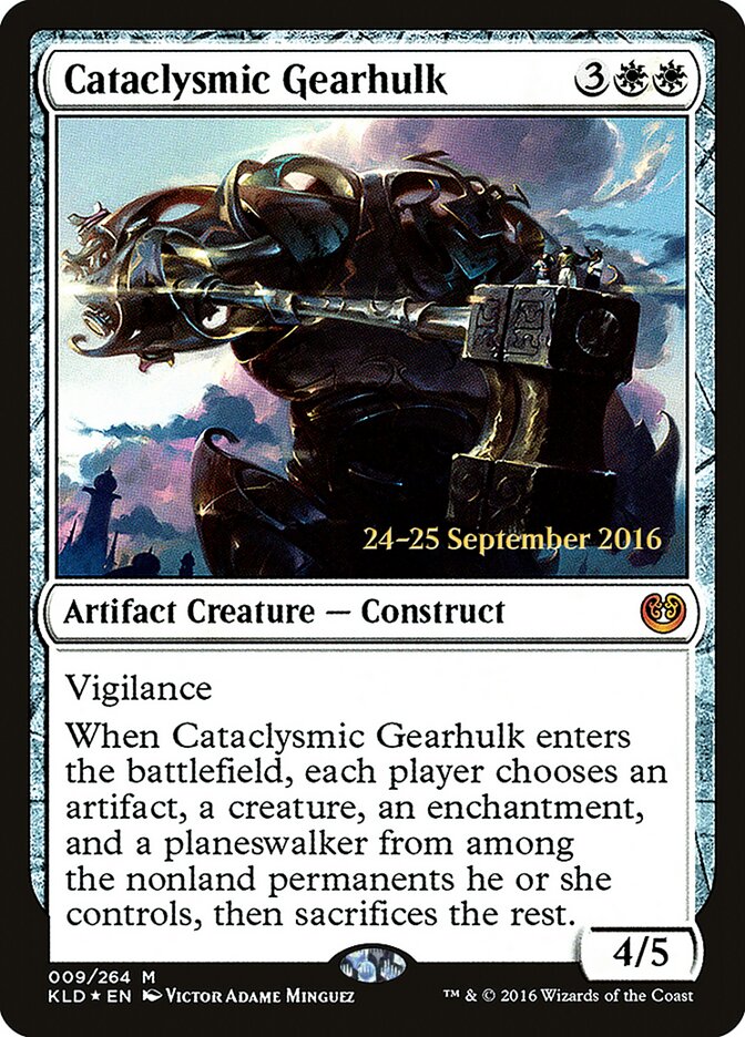 Cataclysmic Gearhulk — Kaladesh Promos 9s/83