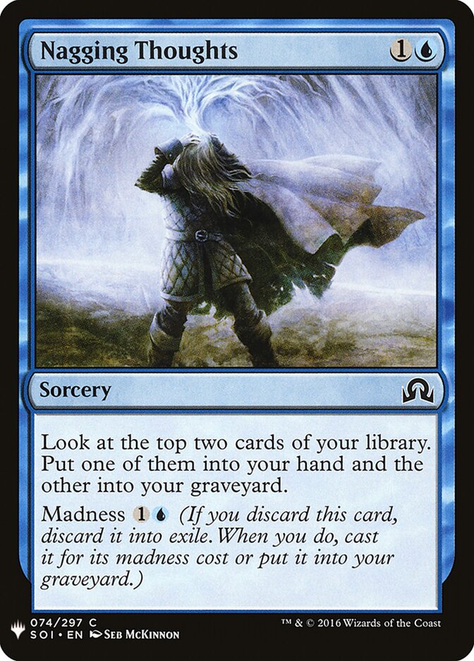 Nagging Thoughts — The List SOI-74/5581