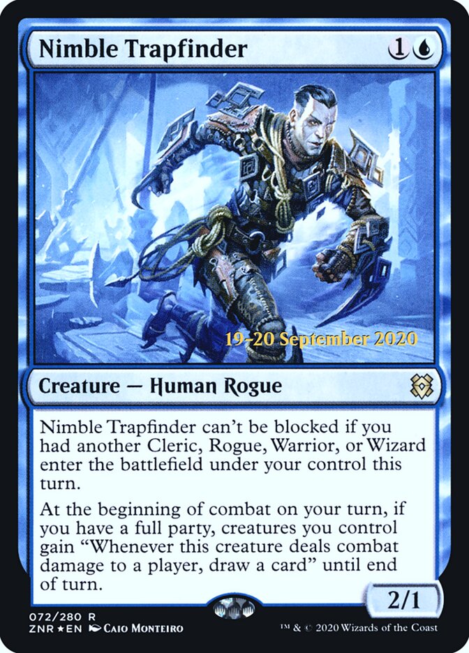 Nimble Trapfinder — Zendikar Rising Promos 72s/153