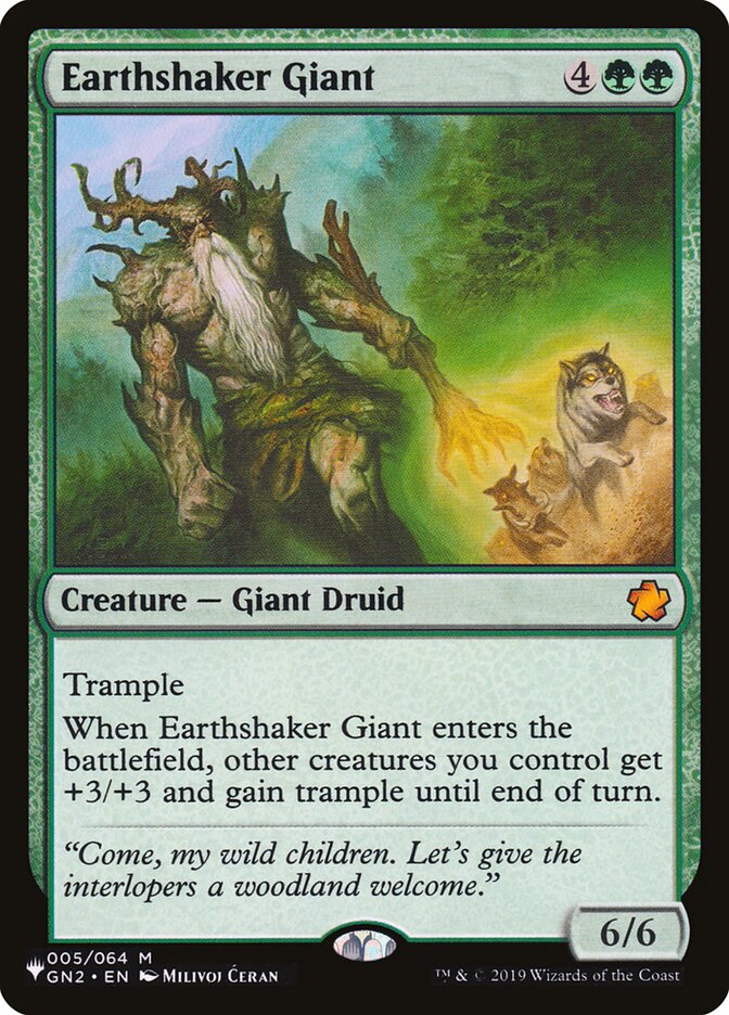 Earthshaker Giant — The List GN2-5/5581