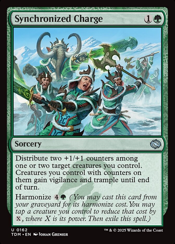 Synchronized Charge — Tarkir: Dragonstorm 162/427