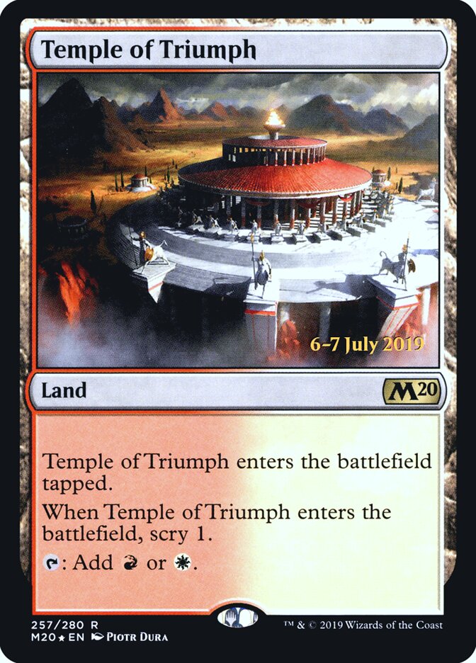 Temple of Triumph — Core Set 2020 Promos 257s/144