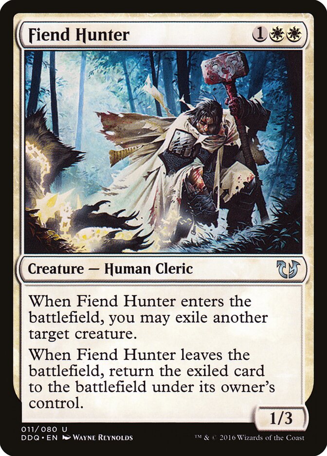 Fiend Hunter — Duel Decks: Blessed vs. Cursed 11/80