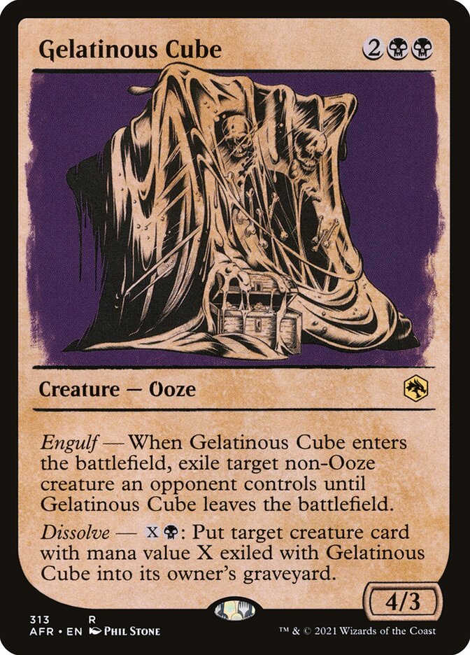 Gelatinous Cube — Adventures in the Forgotten Realms 313/424
