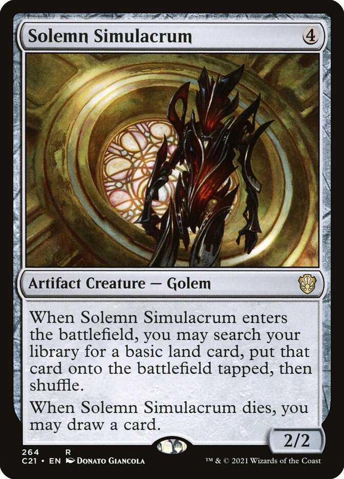 Solemn Simulacrum — Commander 2021 264/409