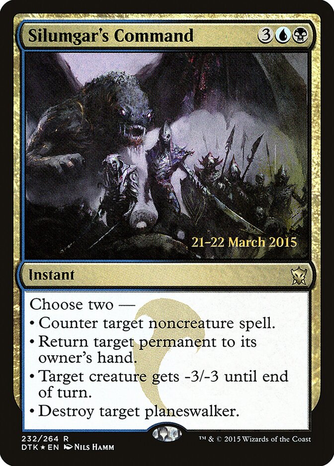 Silumgar's Command — Dragons of Tarkir Promos 232s/51