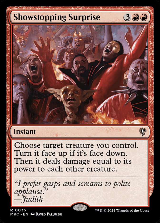 Showstopping Surprise — Murders at Karlov Manor Commander 35/358