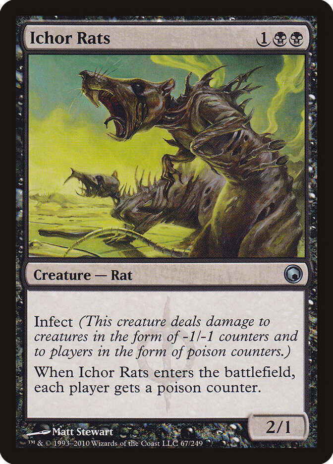 Ichor Rats — Scars of Mirrodin 67/249