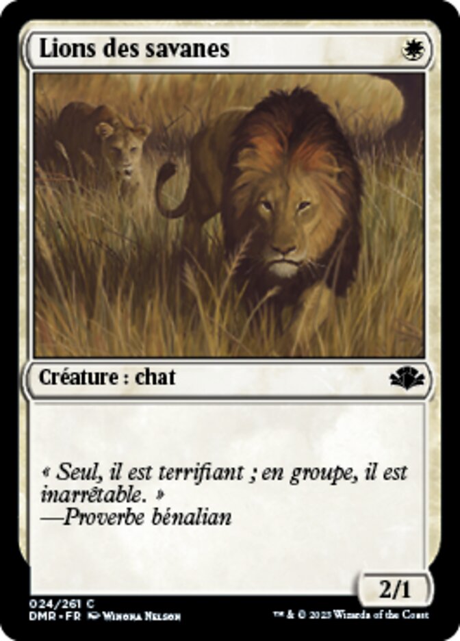 Lions des savanes — Dominaria Remastered 24/457