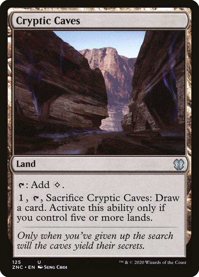 Cavernes cryptiques — Zendikar Rising Commander 125/142