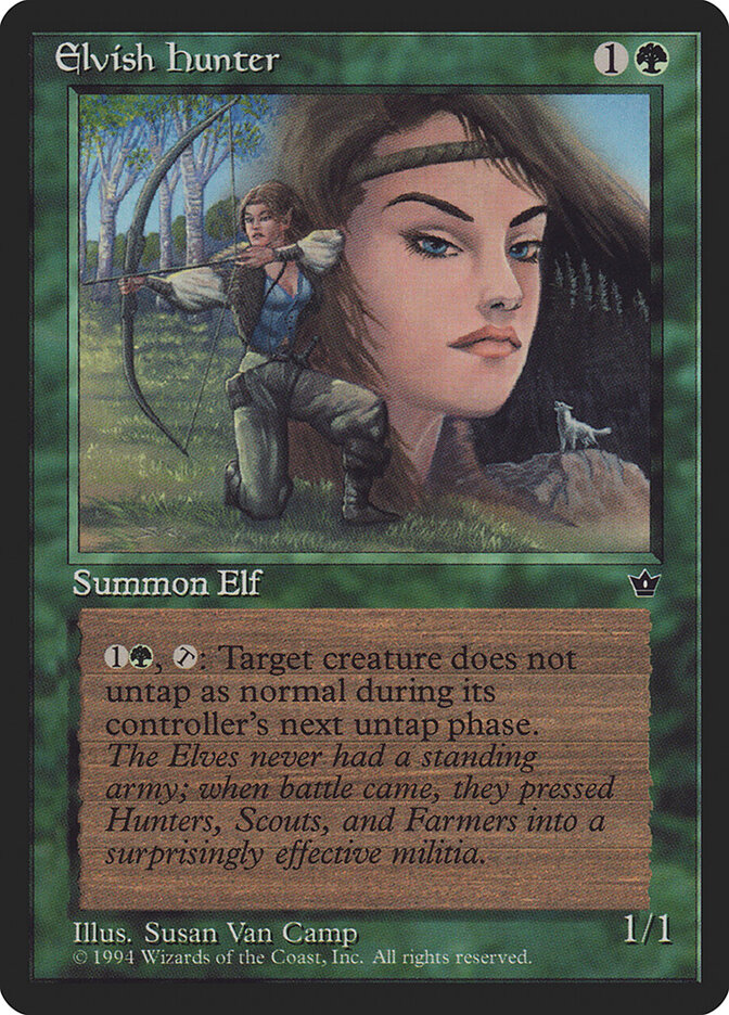 Elvish Hunter — Fallen Empires 67c/187