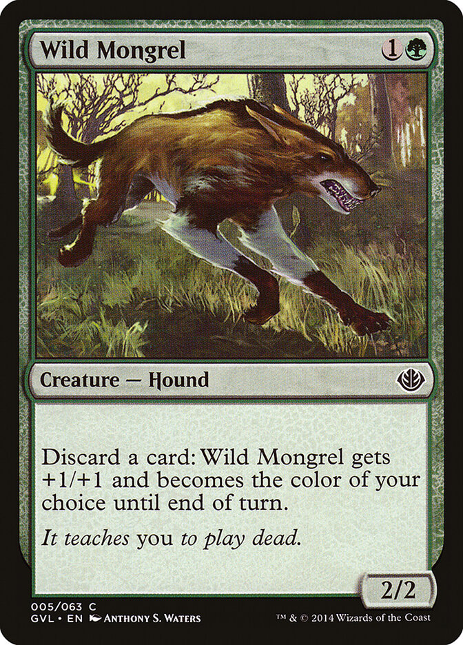 Wild Mongrel — Duel Decks Anthology: Garruk vs. Liliana 5/63