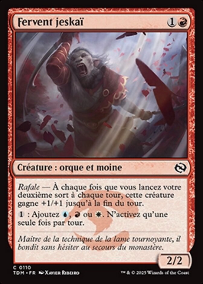 Fervent jeskaï — Tarkir: Dragonstorm 110/427