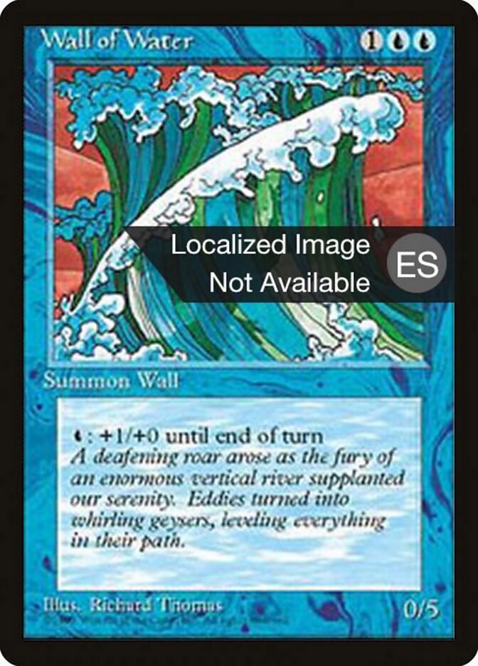 Wall of Water — Fourth Edition Foreign Black Border 114/378