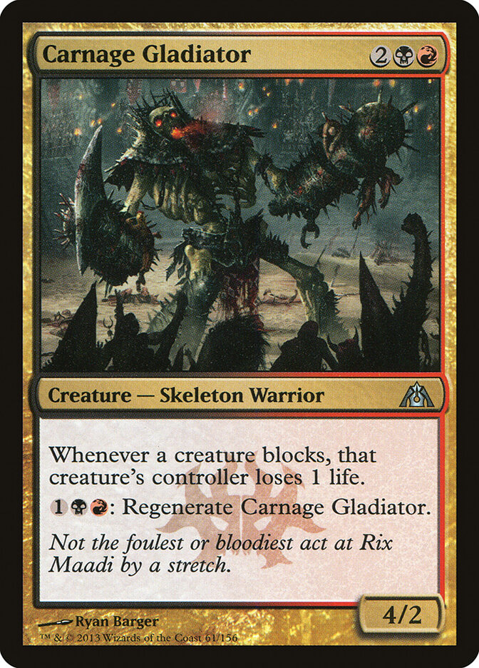 Carnage Gladiator — Dragon's Maze 61/156