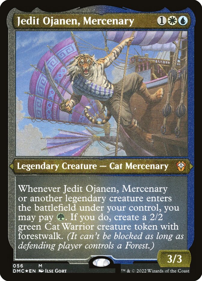 Jedit Ojanen, Mercenary — Dominaria United Commander 56/240