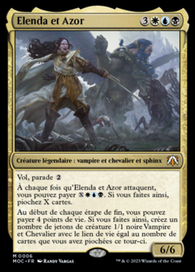 Elenda et Azor — March of the Machine Commander 6/450