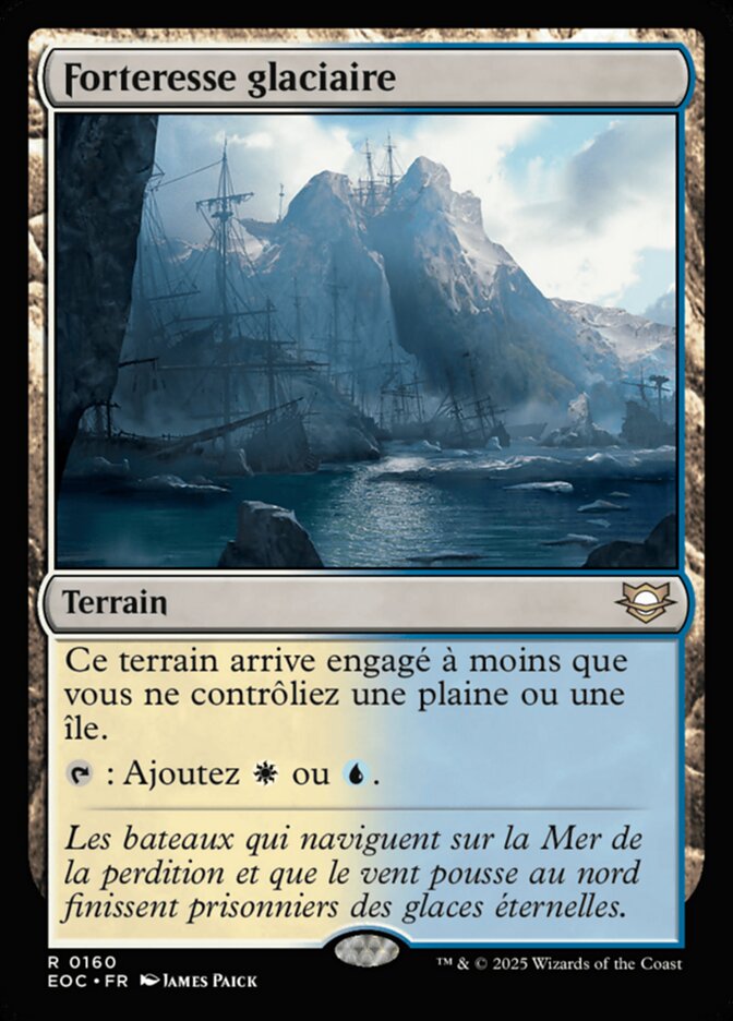 Forteresse glaciaire — Edge of Eternities Commander 160/191