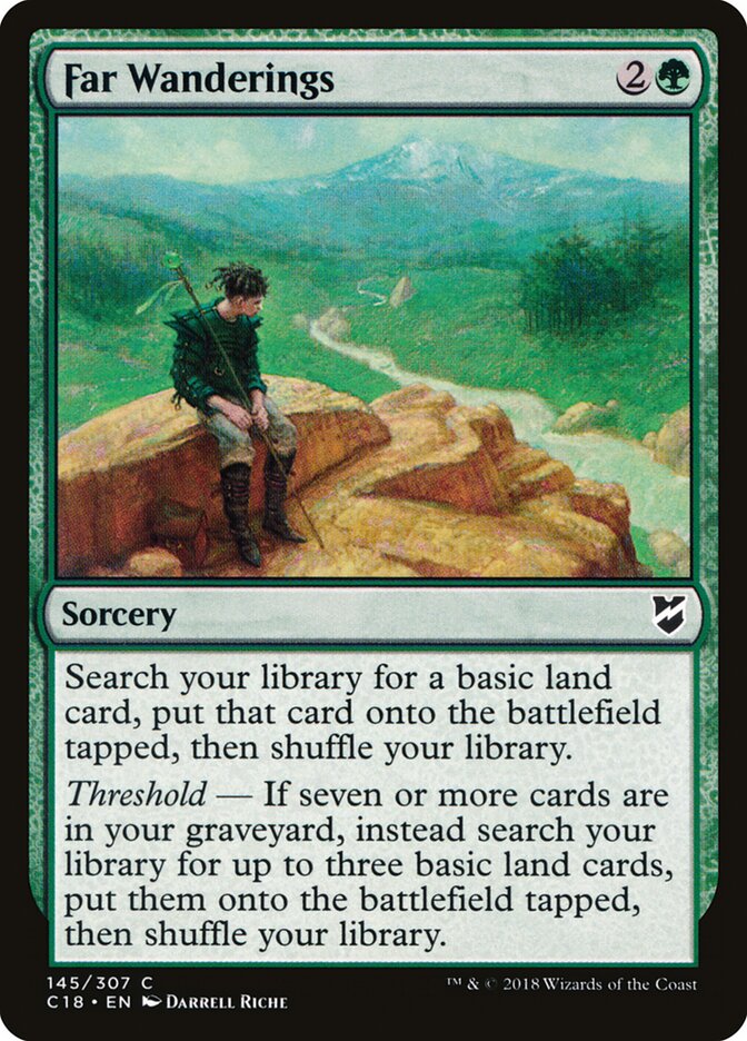 Far Wanderings — Commander 2018 145/307