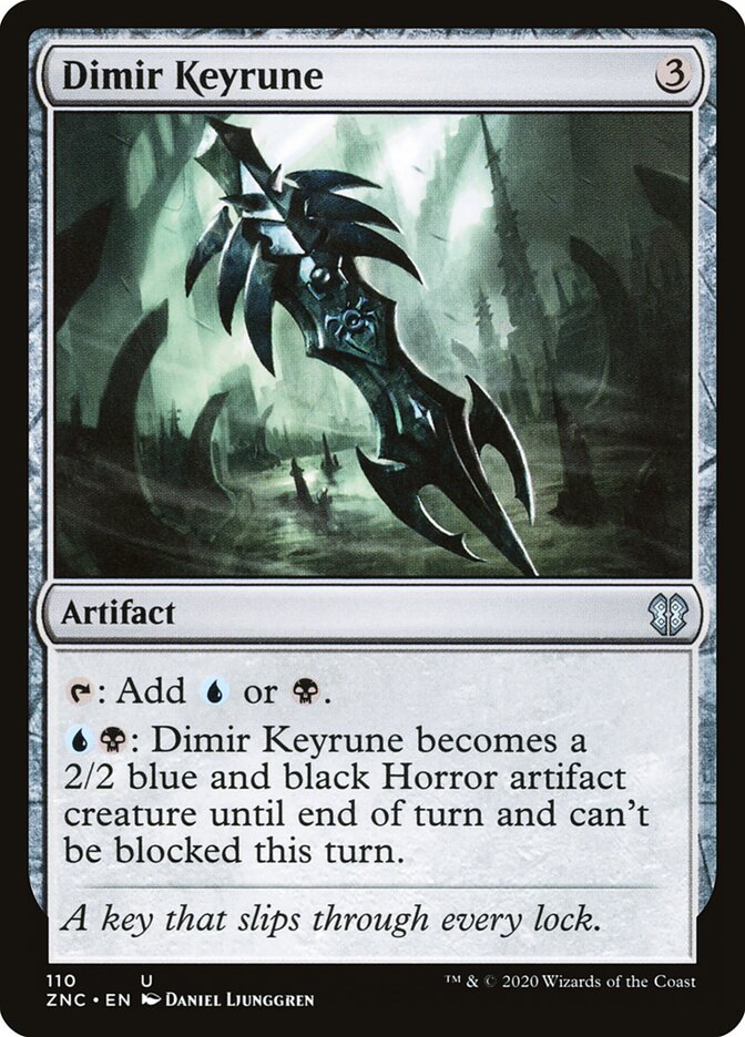 Dimir Keyrune — Zendikar Rising Commander 110/142