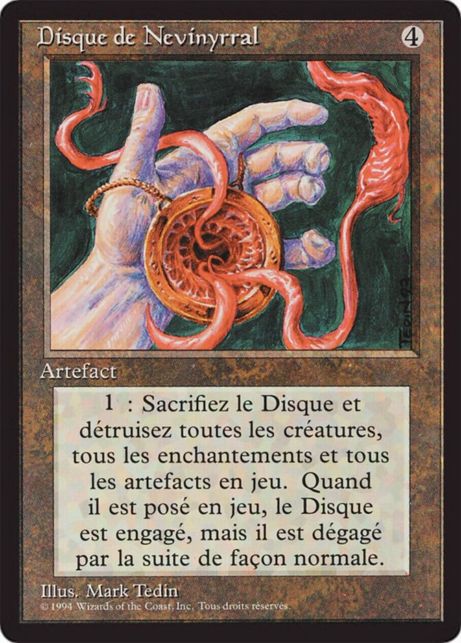 Nevinyrral's Disk — Foreign Black Border 267/307