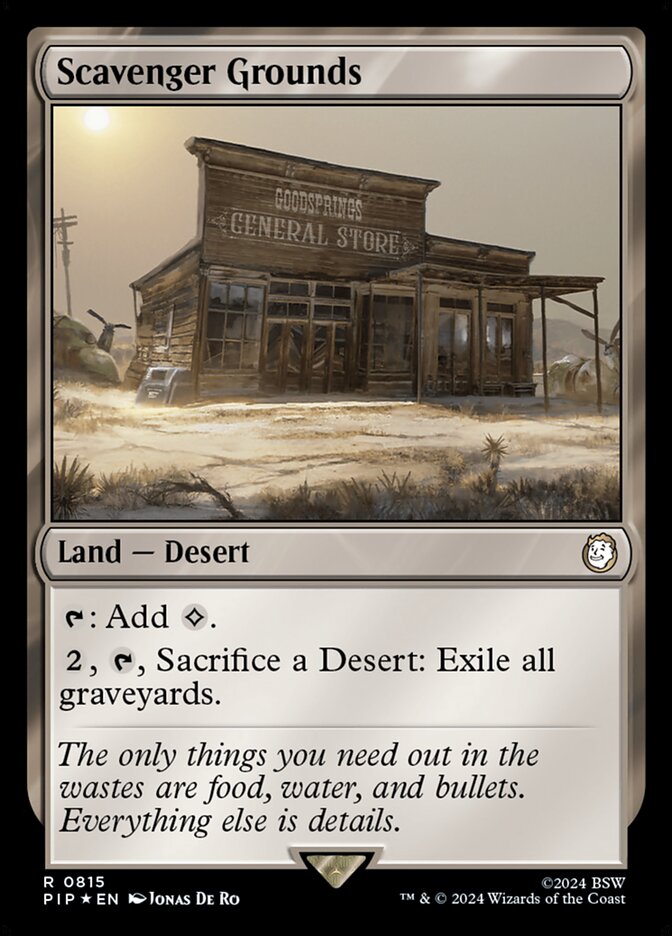 Scavenger Grounds — Fallout 815/1068