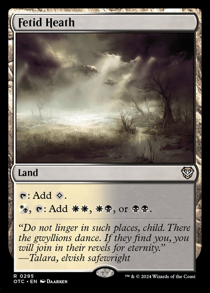 Lande fétide — Outlaws of Thunder Junction Commander 295/342