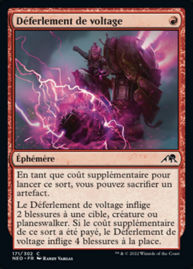 Déferlement de voltage — Kamigawa: Neon Dynasty 171/531