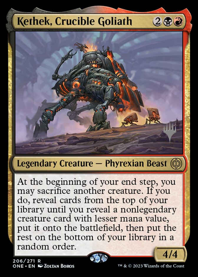 Kethek, Crucible Goliath — Phyrexia: All Will Be One Promos 206p/160