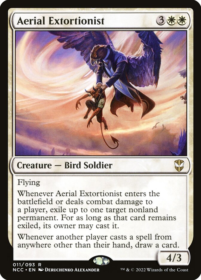 Aerial Extortionist — New Capenna Commander 11/447