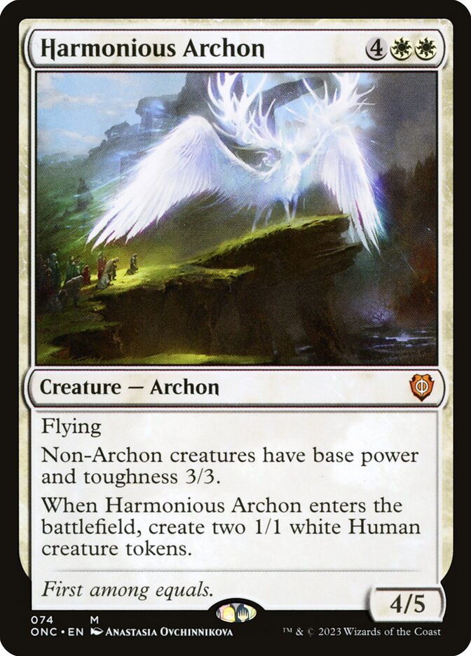 Harmonious Archon — Phyrexia: All Will Be One Commander 74/174