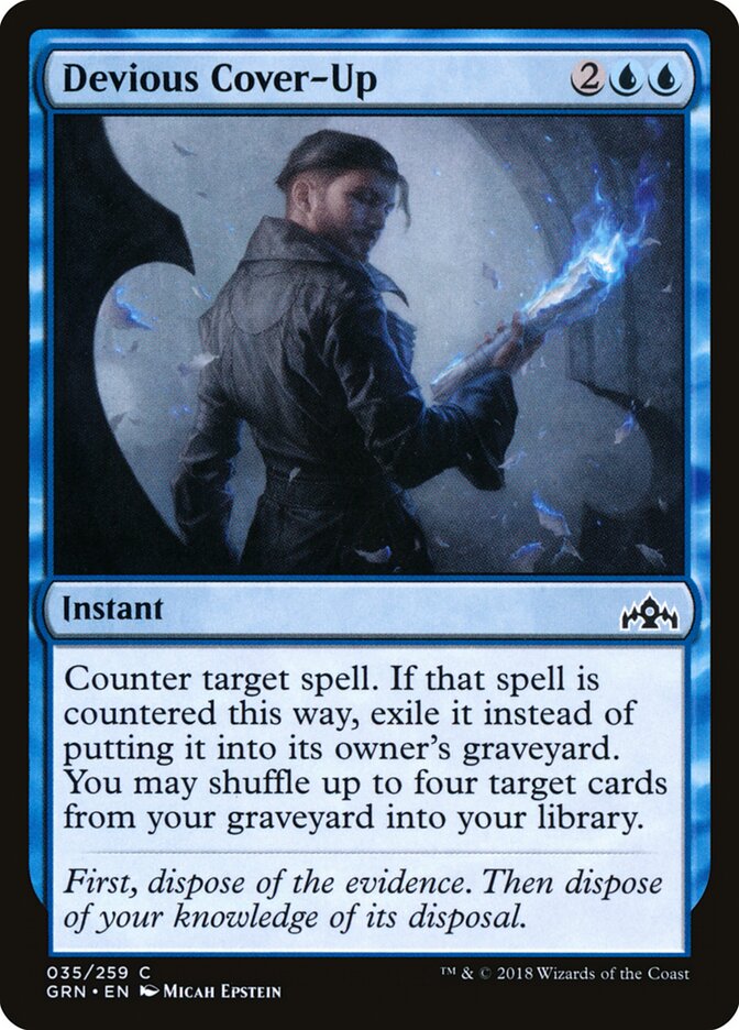 Devious Cover-Up — Guilds of Ravnica 35/273
